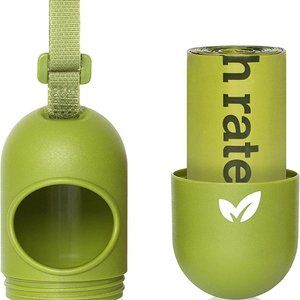 NIP Earth Rated Leash Dispenser for Dog Waste Bags w/ 30 Unscented Poop Bags